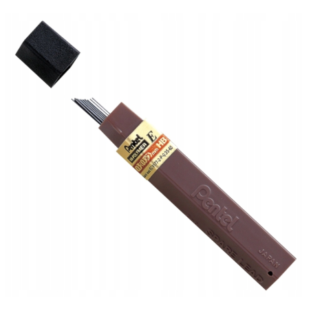 Grafity do ołówków 0,3 2H Pentel