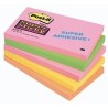 Bloczek Samoprzylepny Post-It Super Sticky 76x127 450k Neonowy 655S-N 090316