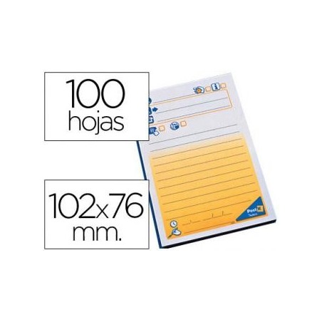 Bloczek Samoprzylepny Post-It z Nadrukiem 76x102 7694