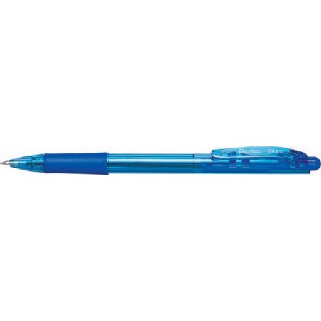 Długopis automatyczny z gumowym uchwytem BK417 Pentel 0,7mm niebieski 230318