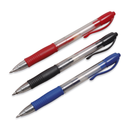 Długopis pstrykany czarny TT