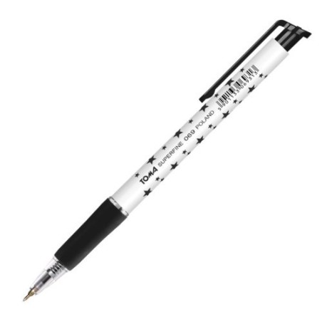 Długopis SuperFine Automat 069 Toma Czarny 550013