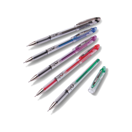 Długopis żelowy BG207 czerwony Pentel 230817