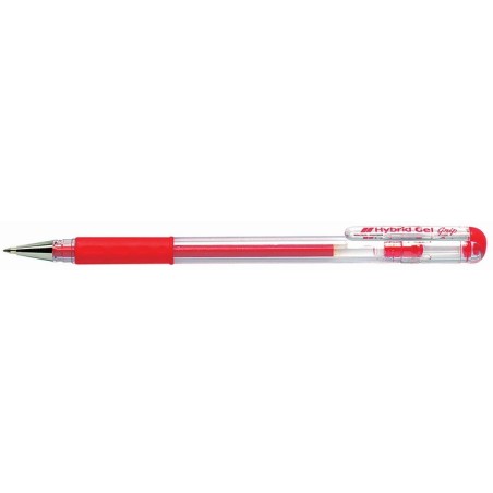 Długopis Żelowy K116 Hybrid Gel Grip Pentel Czerwony 230225