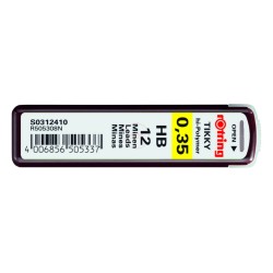 Grafity Do Ołówka Automatycznego Rotring 0,35mm HB S0312410 530503