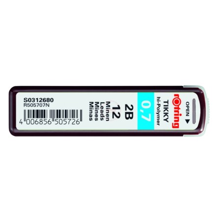 Grafity Do Ołówka Automatycznego Rotring 0,7mm 2B S0231230 530509