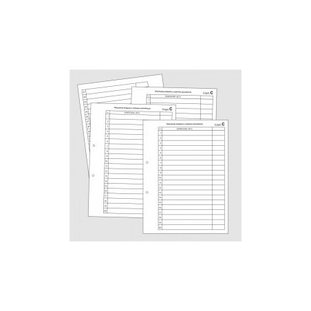 Przekładka do akt osobowych "C" Warta