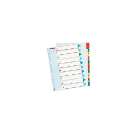 Przekładki Kartonowe Z Laminowaną Kartą Opisową Esselte A4 1-5 100207 262592