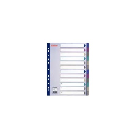 Przekładki Plastikowe Multicolor Maxi Esselte A4/12Kart 20649 263003