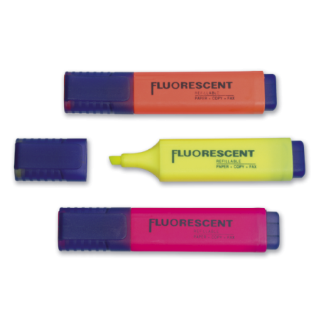 Zakreślacz Fluorescent TT żółty