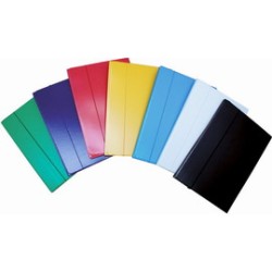 Teczka Z Gumką Kaszerowana Kiel-Tech A4 Czarna 370050