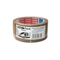 Taśma Pakowa Tesa 48mmx66 Solvent Brązowa 55263 090182 030810