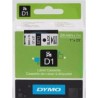 Taśma Dymo D1 Czarny/Biały 24mm*7m 530754 S0720930