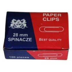 Spinacze Grand/Yanda Okrągłe R 28mm 100szt/pud 020088