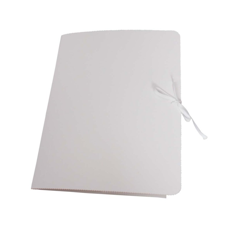 Teczka Wykrojnikowa Wiązana biało-biała 350g KIEL-TECH 370060