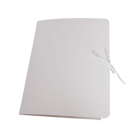 Teczka Wykrojnikowa Wiązana biało-biała 350g KIEL-TECH 370060