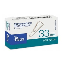 Spinacze trójkątne 33mm Tetis