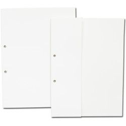 Skoroszyt Tekturowy Pełny Oczko Barbara bez nadruku A4