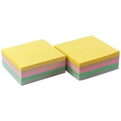 Notatnik Kostka 8,5x8,5 Kolorowa Klejona