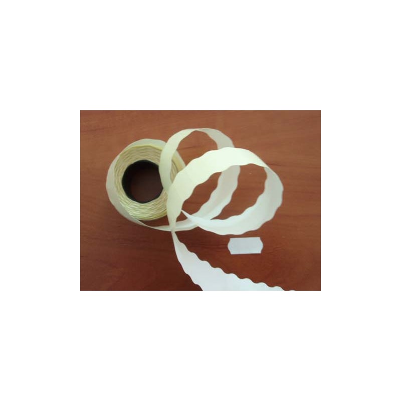 Taśma Do Metkownic Dwurzędowa Rzeźba Biała 010018