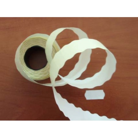 Taśma Do Metkownic Dwurzędowa Rzeźba Biała 010018