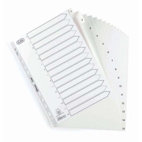 Przekładki numeryczne 1-15 PP ELBA 100204779 132746