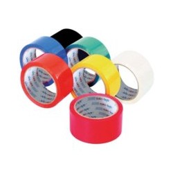 Taśma Pakowa Kolorowa Euro-Tape Dalpo Żółta 48mm/50m 220083