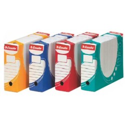 Pudło Archiwizacyjne Esselte 100mm A4 350x100x250 Żółte