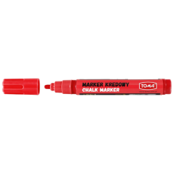 Marker kredowy TO-292 czerwony Toma
