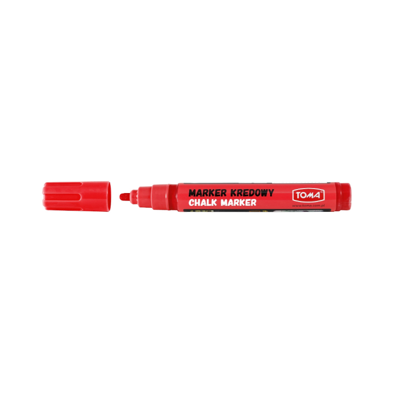Marker kredowy TO-292 czerwony Toma