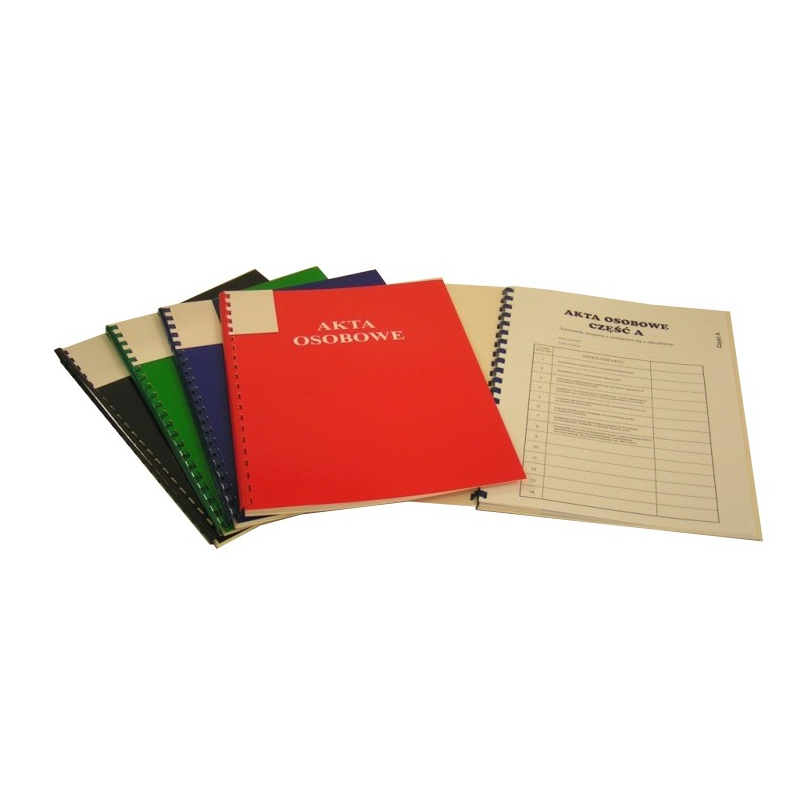 Teczka do akt osobowych z bindą zew. Konfex TG02